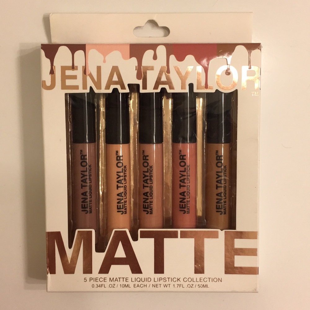 A box of 5 Matte Lipsticks